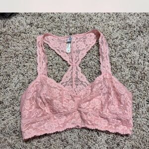 Free People Lace Bralette - Soft Pink